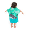 Toddler Hooded Beach Towel Coverup Cape Kids 100% Cotton Soft Quick Dry Absorbent Use For Swim Pool Bath Poncho Towels For 3 To