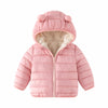 Cecorc Winter Coats For Kids With Hoods Light Puffer Jacket For Girls | Baby, Infants, Toddlers, 2T,Pink(With Fleece Inside)