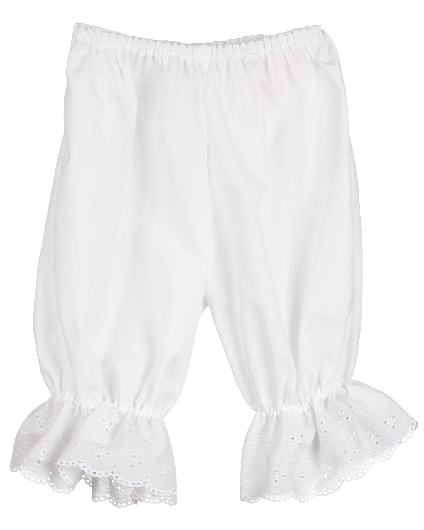 Little Zazzy Baby Girls White Pantaloon Pettipants Bloomer Under-Pants, 12M