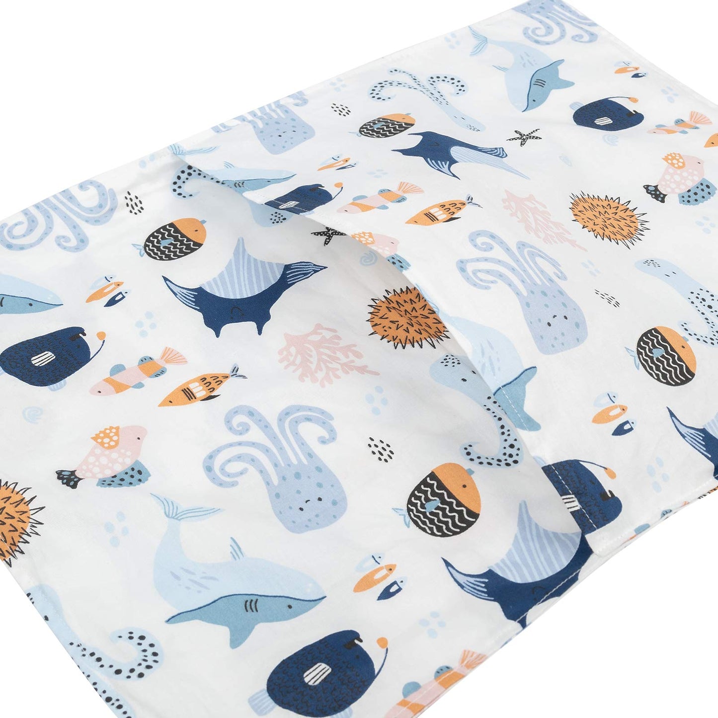 Alvababy Toddler Pillowcases, Fits 14X20 In Kids Pillow, 2 Pack Organic Cotton Baby Pillow Cover Envelope Kids Pillowcases For B