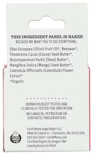 Earth Mama Angel Baby Organic Natural Nipple Butter, 2 Fz