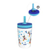 Zak Designs Disney Kelso Toddler Cups For Travel or At Home, 12oz Vacuum Insulated Stainless Steel Sippy Cup With Leak-Proof Des