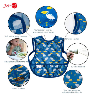 Joyo Roy Baby Bibs/Baby Boy Bibs For Eating Waterproof Bibs Baberos Para Bebe Nio, Toddler Bibs Baby Bib Baby Smock For Eating W