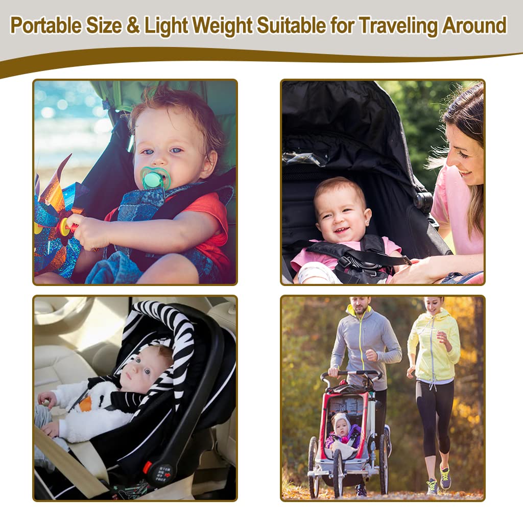 Vocheer Baby Travel Pillow For Head And Neck Support Pillow For Pushchair,Car Seat,Travel (Elephant)