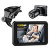Itomoro Baby Car Camera, 4.3' Hd Night Vision Car Baby Monitor With Camera, Safety Seat Baby Car Mirror For Rear Facing 5 Mins
