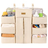 Bebamour Baby Diaper Caddy Organizer for Changing Table and Crib Diaper Stacker Nursery Organizers for Baby Essentials Diaper Or
