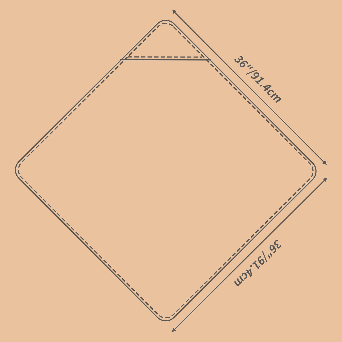 Polyte Premium Hypoallergenic Microfiber Hooded Baby Bath Towel, 36 X 36 In, 2 Pack (White W/Yellow,Blue Trim)