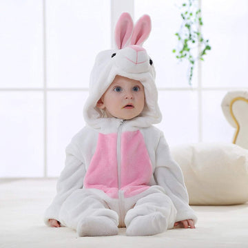 Qzerplay Unisex Unisex Baby Halloween Costumes Cartoon Outfit Homewear (110(For Ages 24-30Months), Bunny)