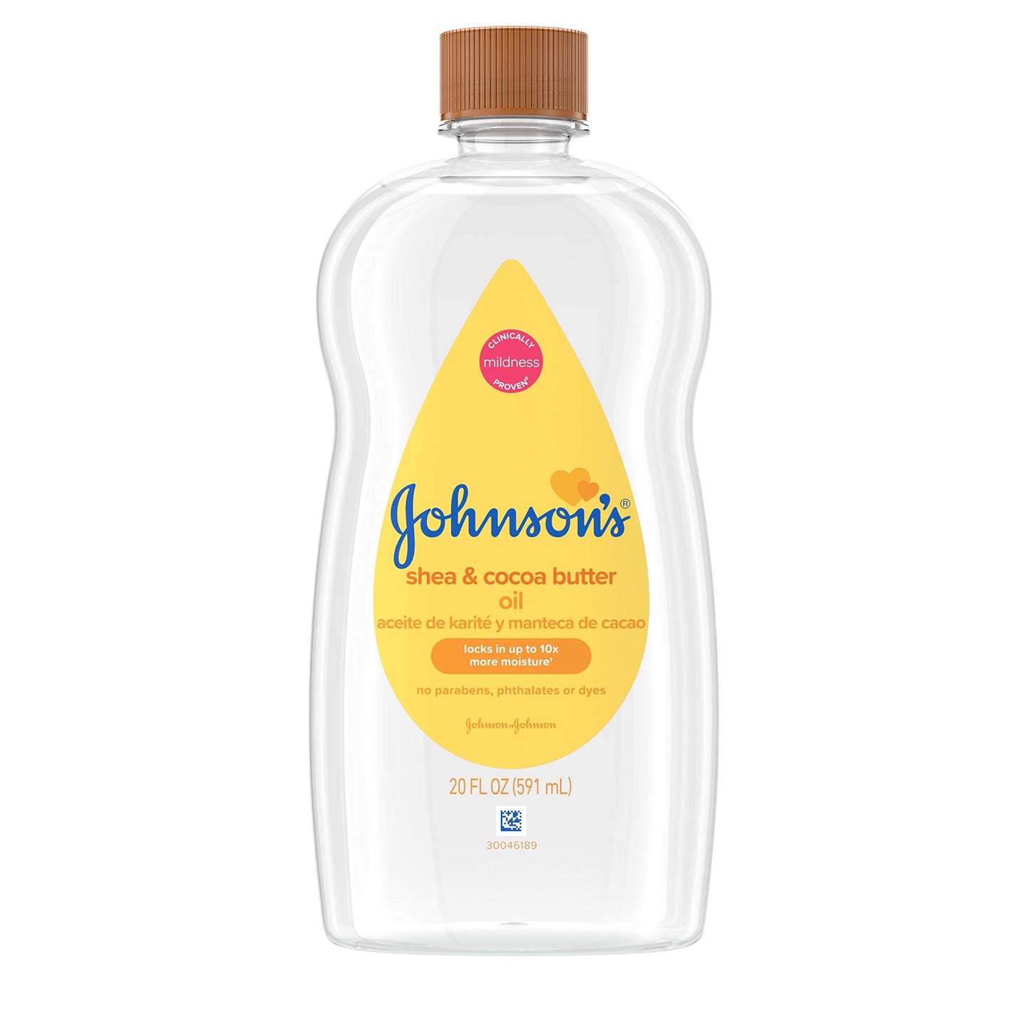 Johnson'S Baby Oil Shea And Cocoa Butter, 20 Ounce (Pack Of 2)