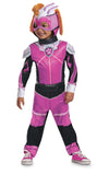Skye Deluxe Toddler Costume, Official Paw Patrol Halloween Outfit With Armor And Headpiece For Kids, Size (2T)