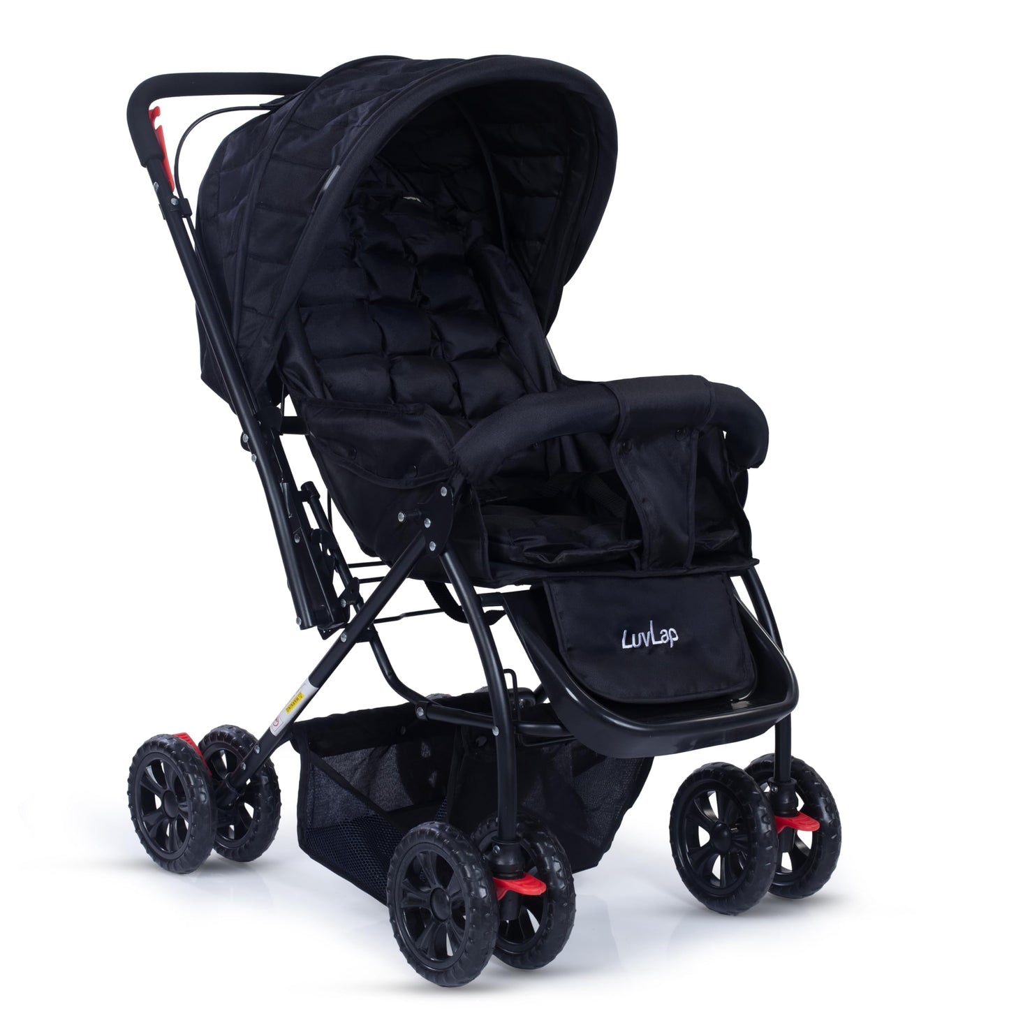 Luvlap Starshine Baby Stroller/Pram For 0 To 3 Years, New Born/Toddler/Kid, Lightweight, Adjustable Backrest, 360 Swivel Wheel,