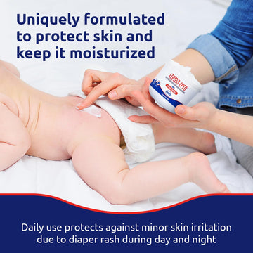 Crema Cero Diaper Rash Cream For Baby With Zinc Oxide - High-Strength Diaper Cream For Quick Relief And Protection - Hydrating A