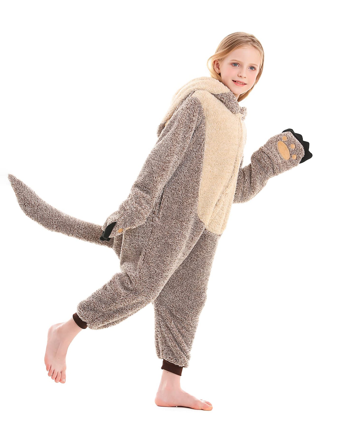 Atoz Onesie For Kids, Animal Pajamas Halloween Cosplay Costume For Girls Boys, Sea Otter 6-7Y