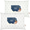 Keababies 2-Pack Toddler Pillow 13X18 - Soft Organic Cotton Kids Travel Bed Pillows For Sleeping, School, Nap, Machine Washable,