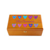 Let 'S Make Memories - Personalized Children 'S Keepsake Box - All Her Treasures With Lock & Key - Customize With Name Or Any Me