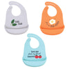 Hudson Baby Unisex Baby Silicone Bibs, Kale Yeah, One Size