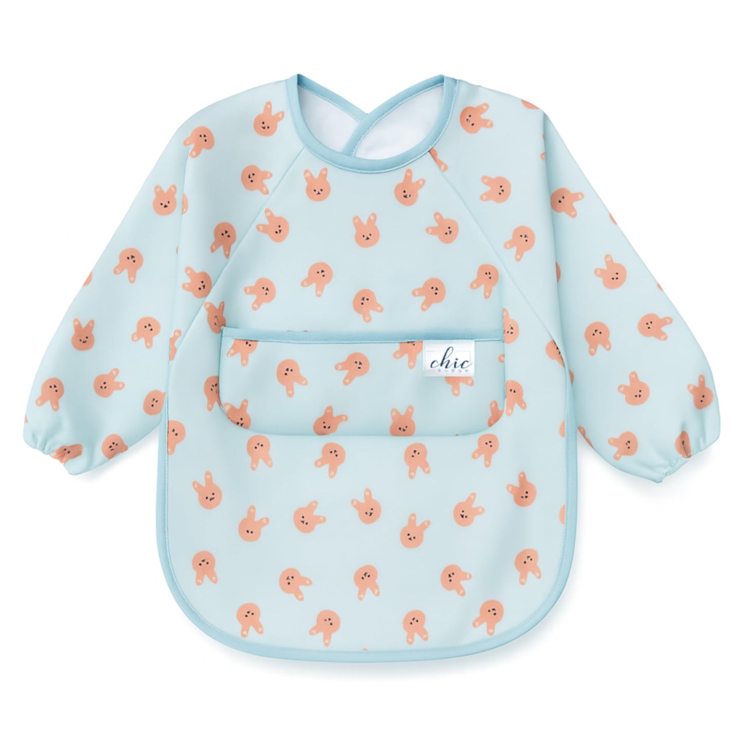 Chic Buddy Baby Apron Waterproof Feeding Dress Full Sleeves Bibs For Babies 612 Months, Easy To Wipe, Comfortable For 12 Yea