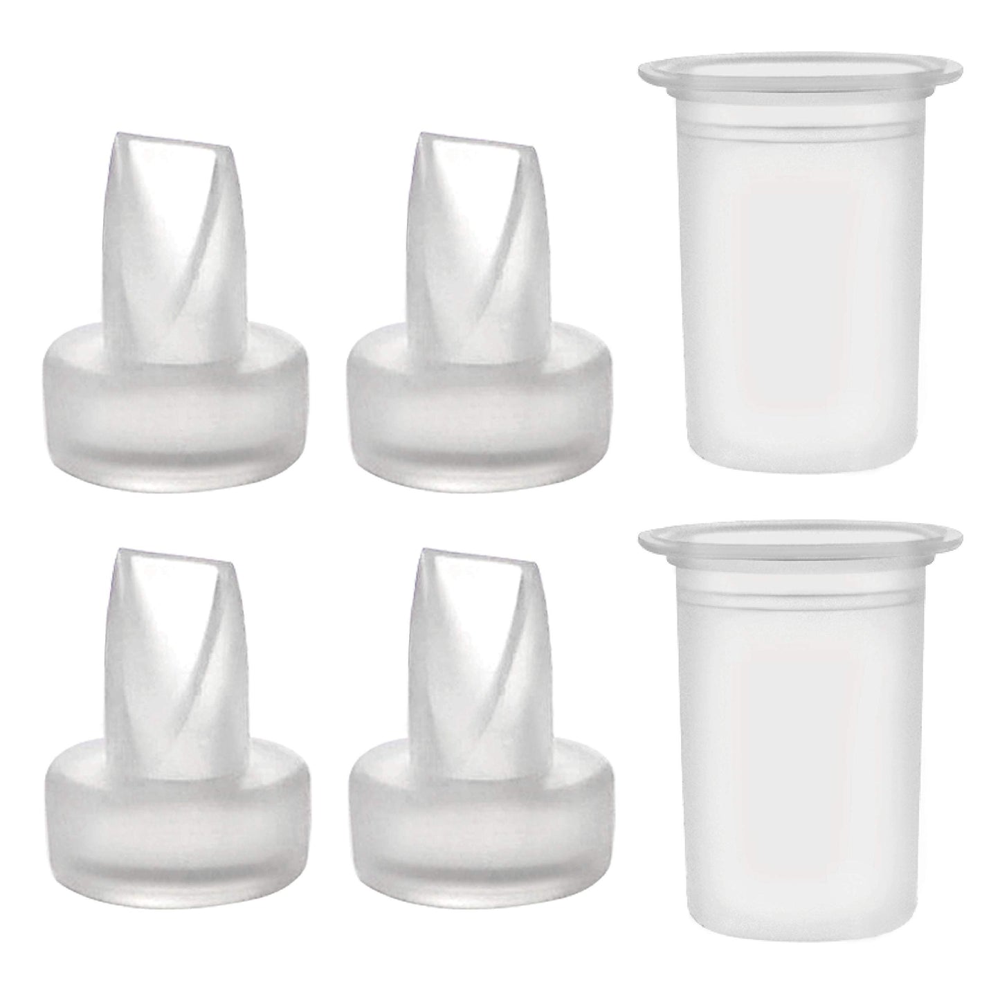 Maymom Pump Parts Compatible With Ameda Purely Your Pumps, Mya Joy Pump, But Not Mya Pro; (4 Duckbills 2 Membranes)
