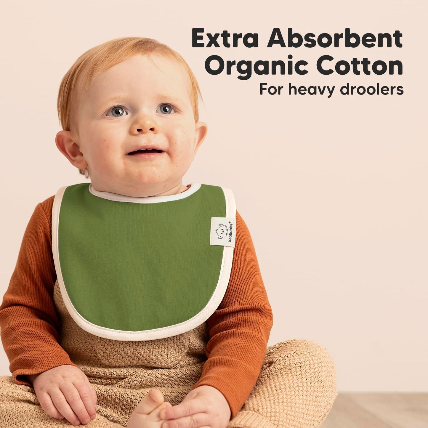 8-Pack Organic Baby Bibs For Boys, Girls - Soft Cotton Drooling And Teething Baby Bibs, Baby Girl Bibs, Baby Boy Bibs, Baby Droo