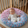 Babrukda Cute Axolotl Baby Lounger Cover Cherry Blossom Newborn Lounger Cover with Portable Handle Breathable Lounger Slipcover