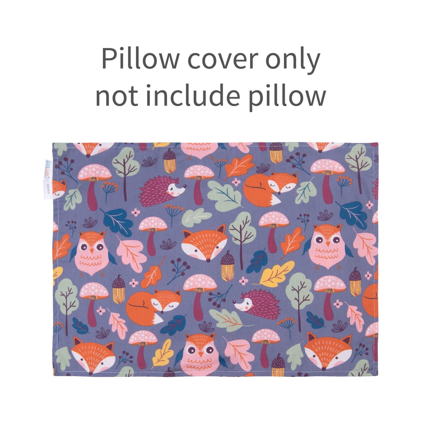 Alvababy Toddler Pillowcases Fits 13 X 18,12X 16 Kids Pillow Cover Cotton Baby 2Pcs Envelope Kids Pillowcases For Boys Girls Sle