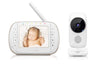 Motorola Indoor Baby Smart Video Baby Monitor With Wi-Fi & 3.5' Color Lcd Parent Unit, Night Vision, Two-Way Audio, Room Temper