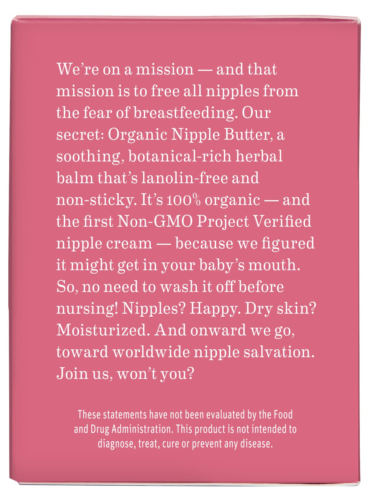 Earth Mama Organic Nipple Butter Breastfeeding Cream, Lanolin-Free, Safe For Nursing & Dry Skin, Non-Gmo Project Verified, 2 Fl