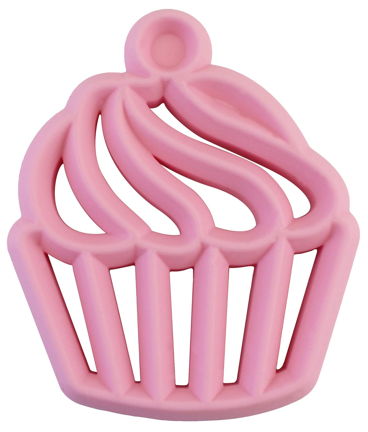 Itzy Ritzy Silicone Baby Teether - BPA-Free Infant Teether with Easy-to-Hold Design & Textured Back Side to Massage & Soothe Sor