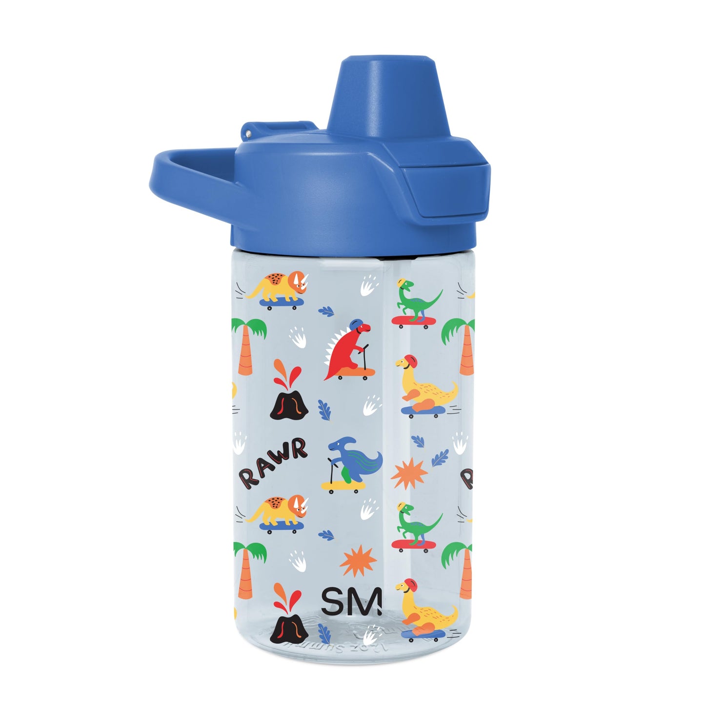 Simple Modern Kids Tritan Plastic Summit Water Bottle | 12 oz BPA-Free Cup with Covered Leak Proof Straw Lid for Boys, Toddlers
