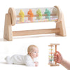 IEATFO Rain Stick Toy with Stand - Sensory Sound Training Tool for Kids, Tummy Time Musical Instrument for Infant Development |