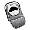 CARUILI Winter Carseat Cover for Baby Girl Boy, Super Windproof Baby Car Seat Cover Protect Baby from Cold Weather, Plush Fleece