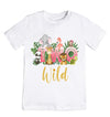 Safari Floral Zoo Animal Two Wild Girls 2Nd Birthday Shirt Second Birthday Shirt Two Wild Party Two Wild Shirt Second Birthday G