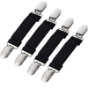2 Pairs Winter Mitten Clips Elastic Stainless Steel Gloves Clips For Toddler, Kids, Baby And Adults Dress Clips Cinch Sweater Co