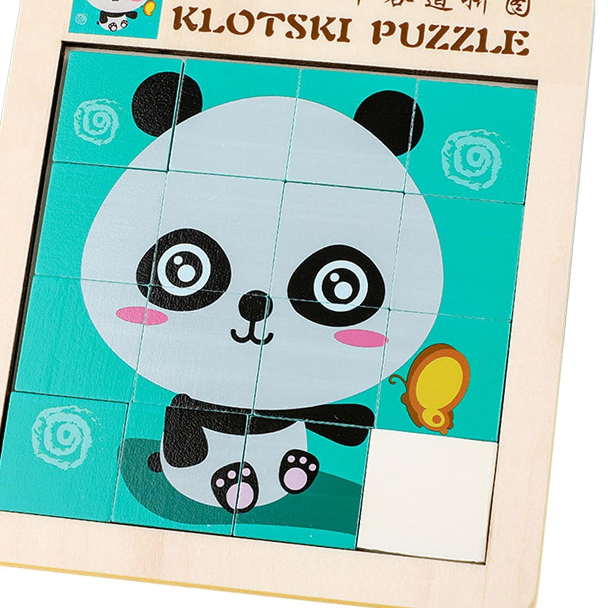Atorse Cartoon Jigsaw Puzzle Fine Motor Skill Educational Toy Number Slide For Kids Panda|Baby | Toys For Baby | Developmental B
