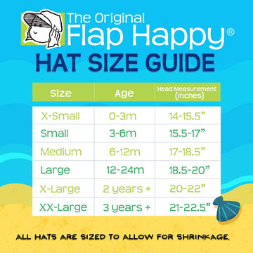 Flap Happy Baby Boys' Cotton Poplin Hat, Chambray Stripe Seersucker, Medium