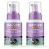 Badger Foaming Baby Shampoo And Body Wash, Gentle Organic Baby Wash W/Mild Calming Scent Of Lavender, Long Lasting Foam & Easy T