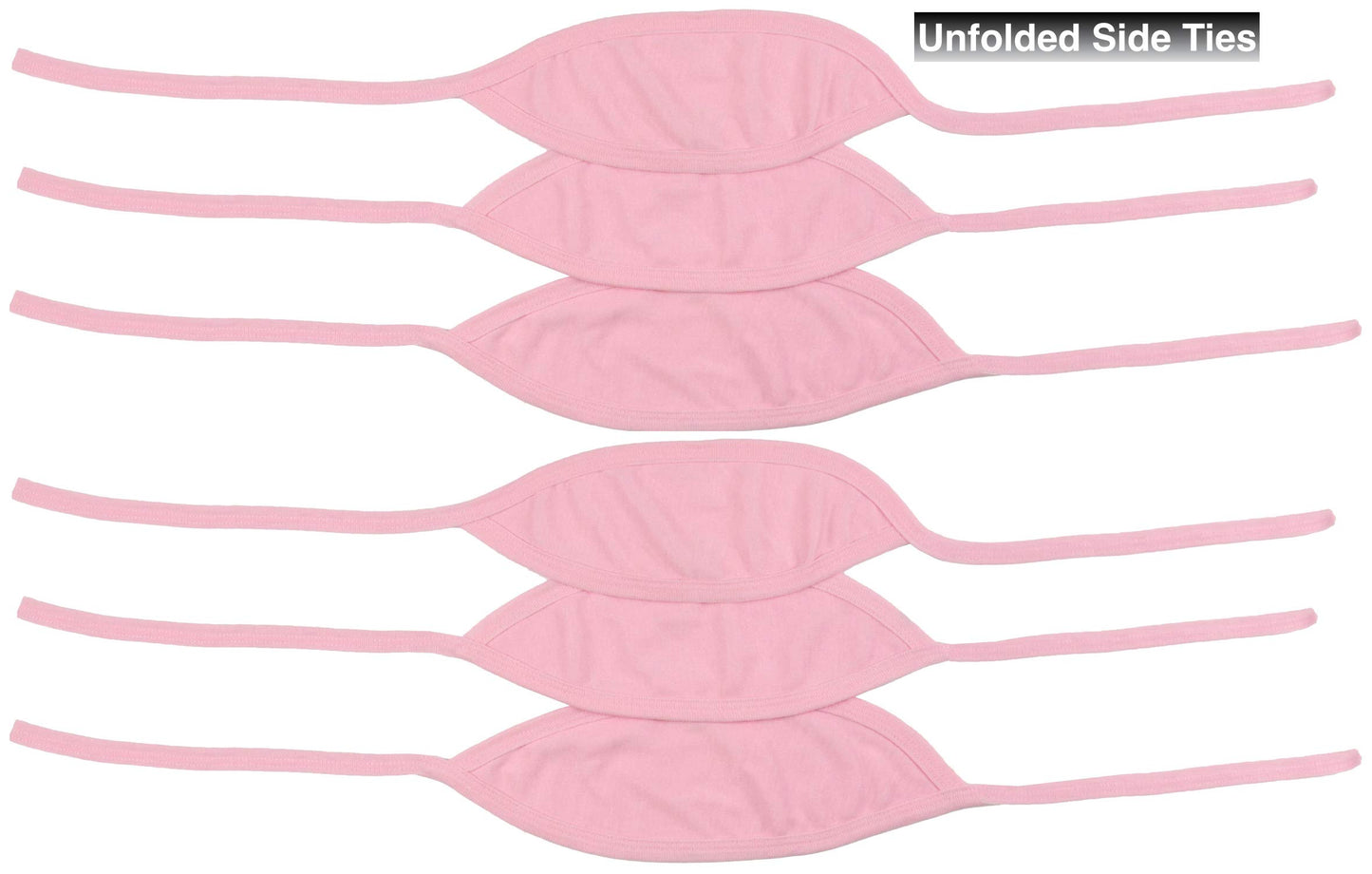 Tobeinstyle Babies' 6-Pack Comfortable Newborn Baby Belly Binder - Pink - One Size