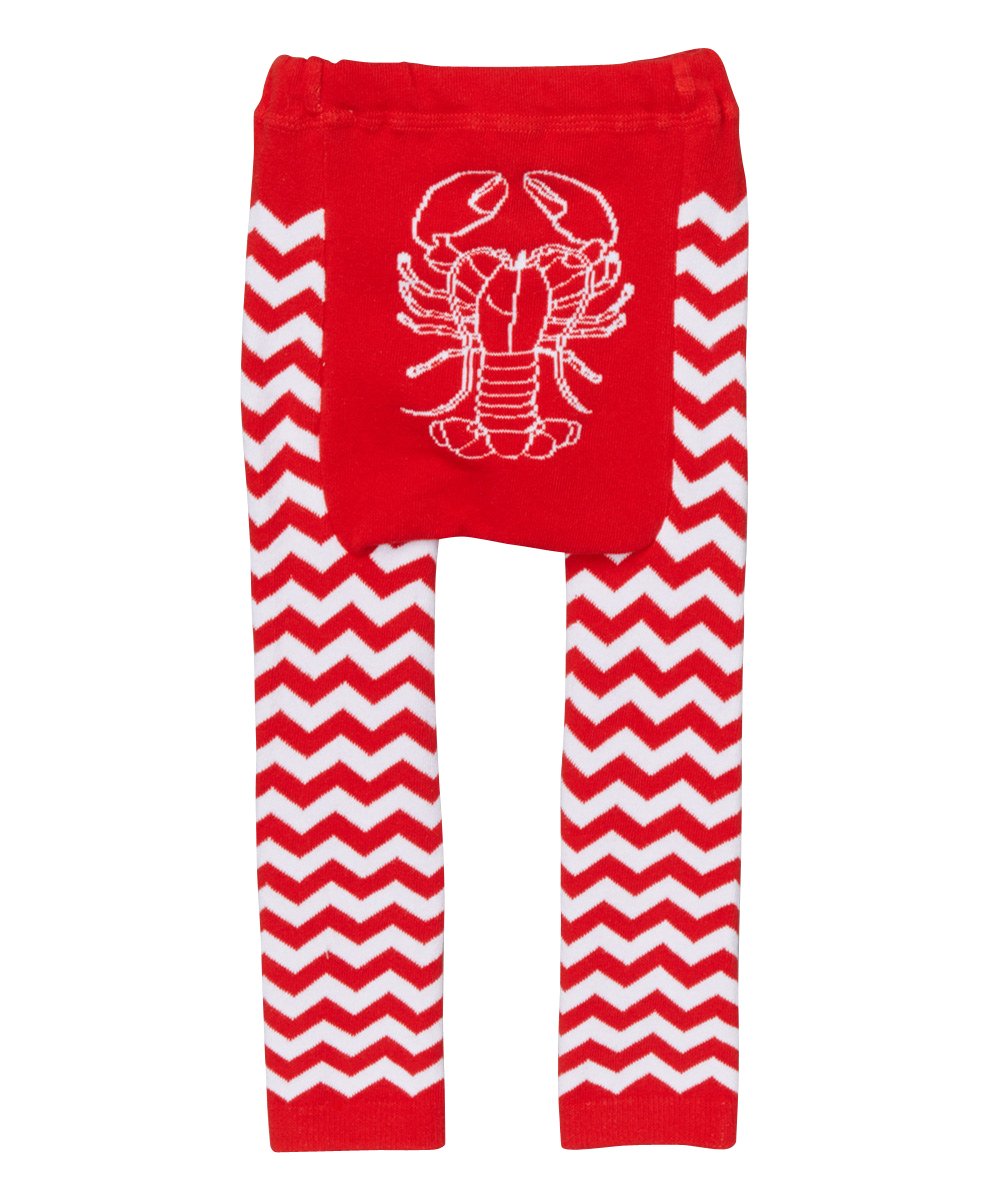 Doodle Pants - Red Lobster Leggings - Large