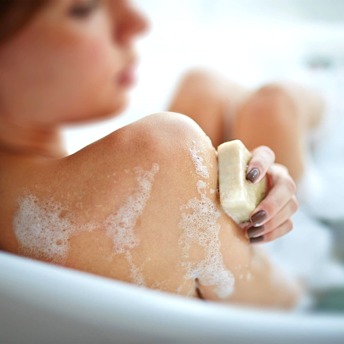 Keika Baby Soap Bar Oat & Shea Unscented For Eczema, Psoriasis, Face, Body, Infant Kids Teens Men Women With Sensitive Skin, 5 O