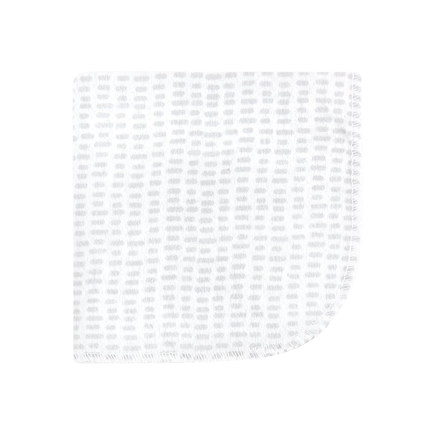 Hudson Baby Unisex Baby Flannel Cotton Washcloths 12-Pack, Boy Safari World, One Size