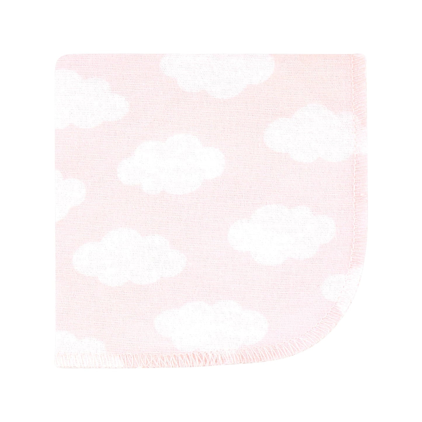 Hudson Baby Unisex Baby Flannel Cotton Washcloths, Unicorns Rainbows 12 Pack, One Size