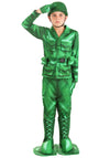 Fun Costumes Plastic Army Man Costume For Kids X-Large