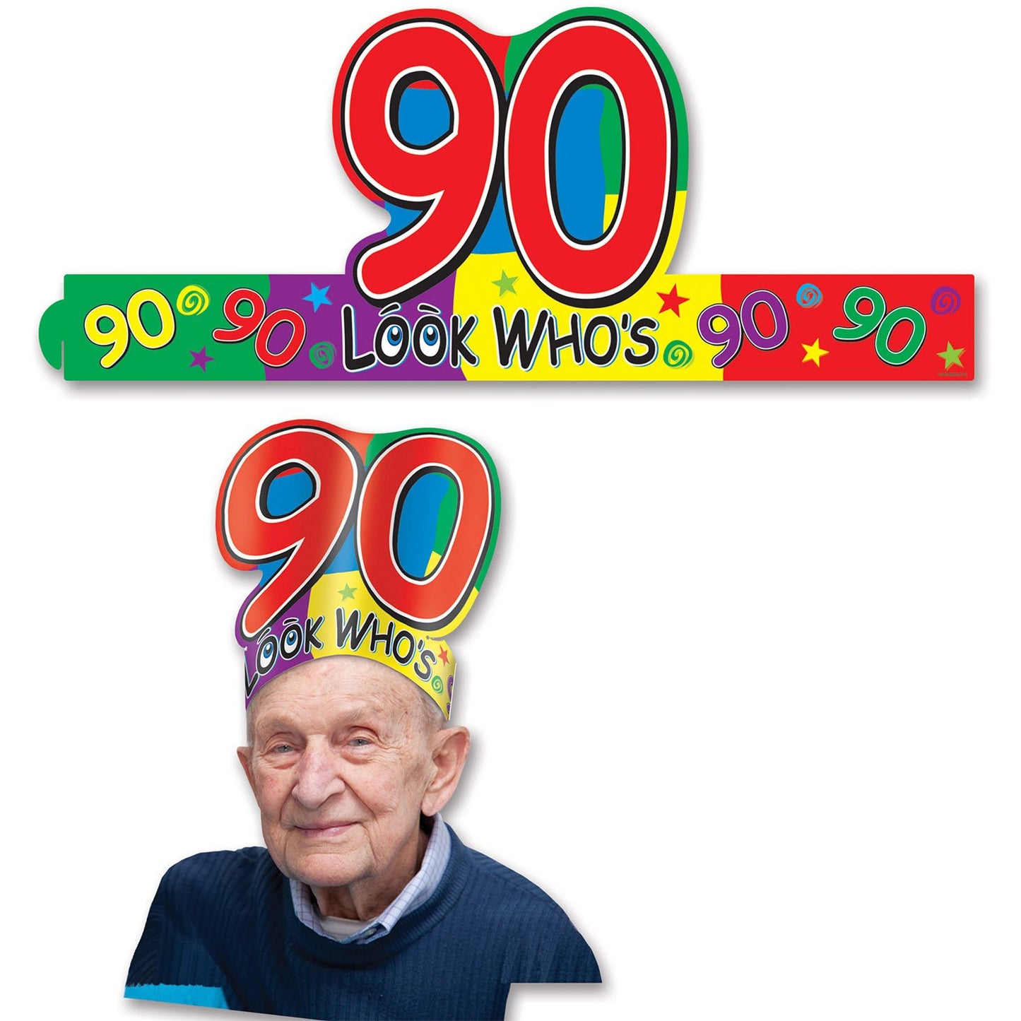 Look Who'S 90 Headband
