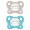 Chicco Physioforma Dual Soft One-Piece Orthodontic Silicone Pacifier For Babies 6-16 Months | Bpa & Latex Free | Reusable Case |