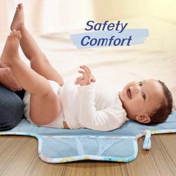 Potable Waterproof Diaper Baby Changing Pad, Double-Sided Infant Travel Foldable Changing Mat On The Go Changing Pad For Baby Ne