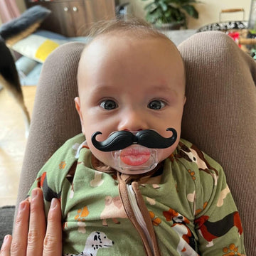 Mustache Newborn Pcifiers For 0-6 Months,Funny Pacifiers For Babies, Mustache Pacifier,Teeth Binky,Gift Pacifiers For Boys And G