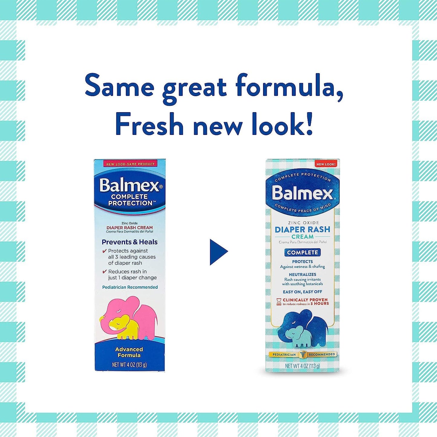 Balmex Diaper Rash Cream, 2 Count (Packaging May Vary)