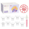 Nuliie 10Pcs 21Mm Flange Inserts Compatible With Spectra/Momcozy/Tsrete/Elvie/Bellababywillow/Nuliie Breast Pumps 24Mm Flanges/S