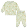 Gerber Baby Girl'S 2-Piece Fleece Pajamas Pants Set, Green Forrest