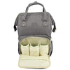 House Of Quirk Baby Diaper Bag Maternity Backpack (Grey)